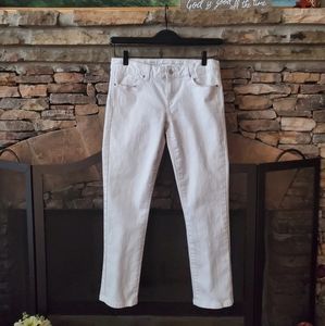 Tommy Hilfiger White Modern Crop Jeans